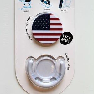 Phone pop up kickstands with car mount